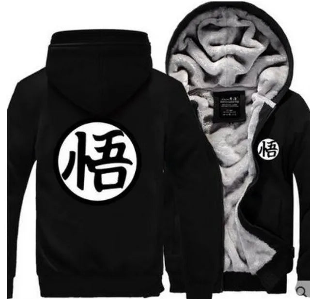 Veste Doublée Dragon Ball - Emblème Go de Goku - Noir