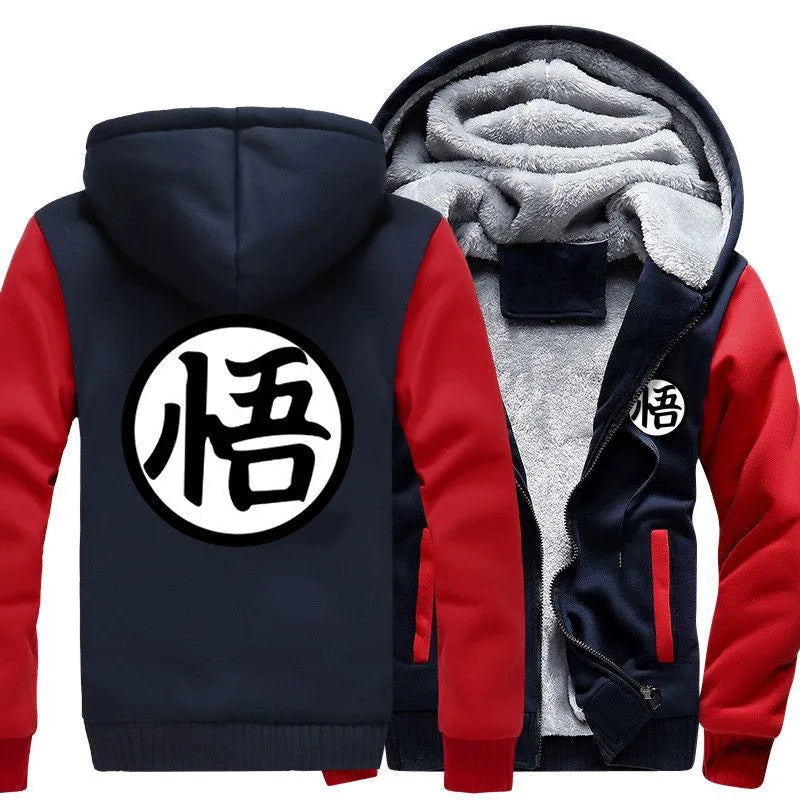 Veste Doublée Dragon Ball - Emblème Go de Goku