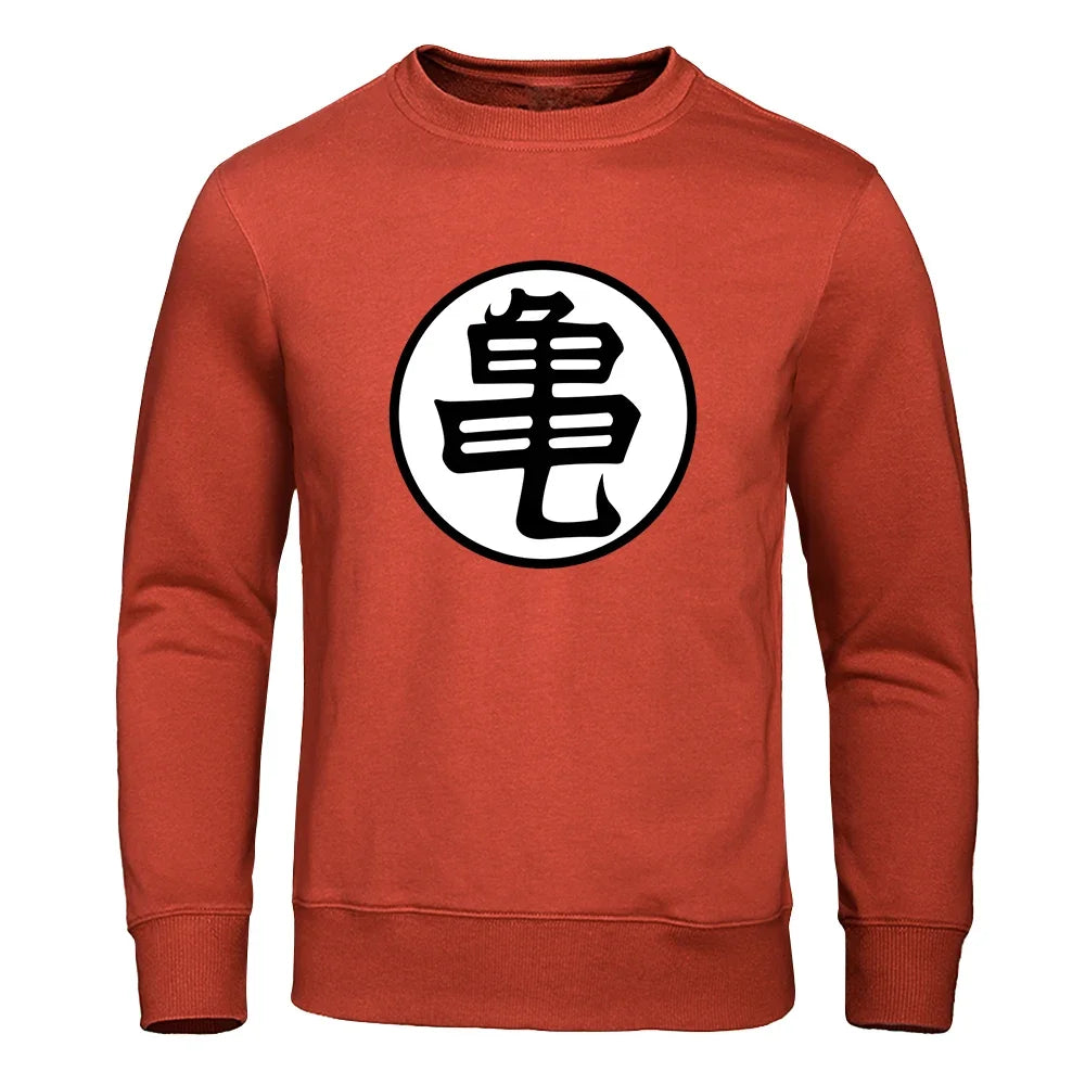 Sweat Dragon Ball - Emblème Kame Col Rond - Rouille