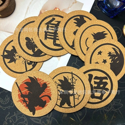 Lot de 9 Dessous de Verre Dragon Ball