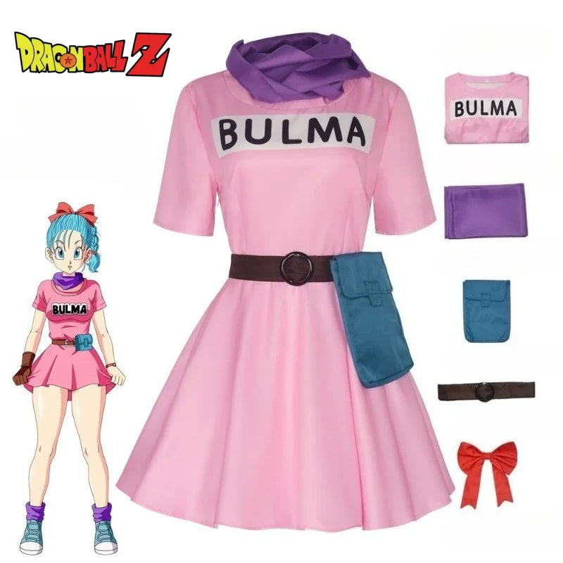 Déguisement Dragon Ball - Robe de Bulma