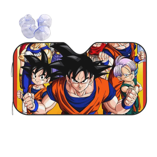 Pare-Soleil Dragon Ball - Goku, Goten et Trunks