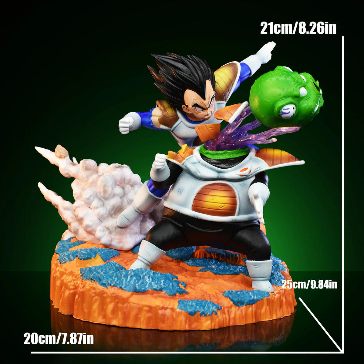 Figurine Dragon Ball - Vegeta contre Guldo