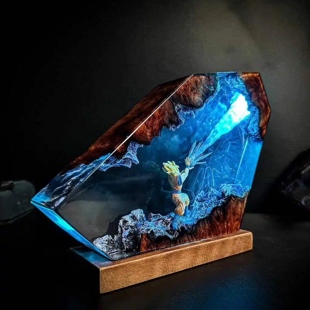 Lampe Dragon Ball - Goku et le Kaméhaméha