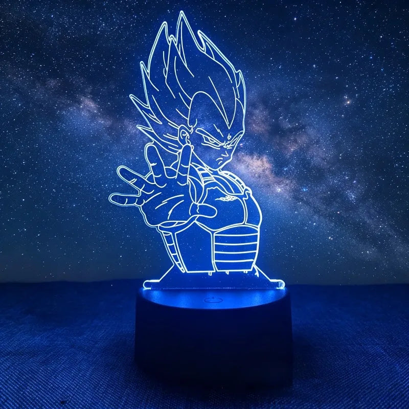 Lampe 3D Dragon Ball - Vegeta