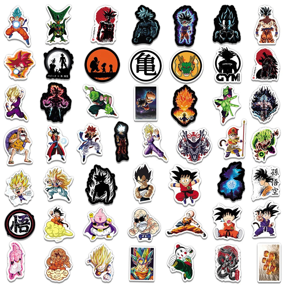 Lot d’Autocollants Dragon Ball