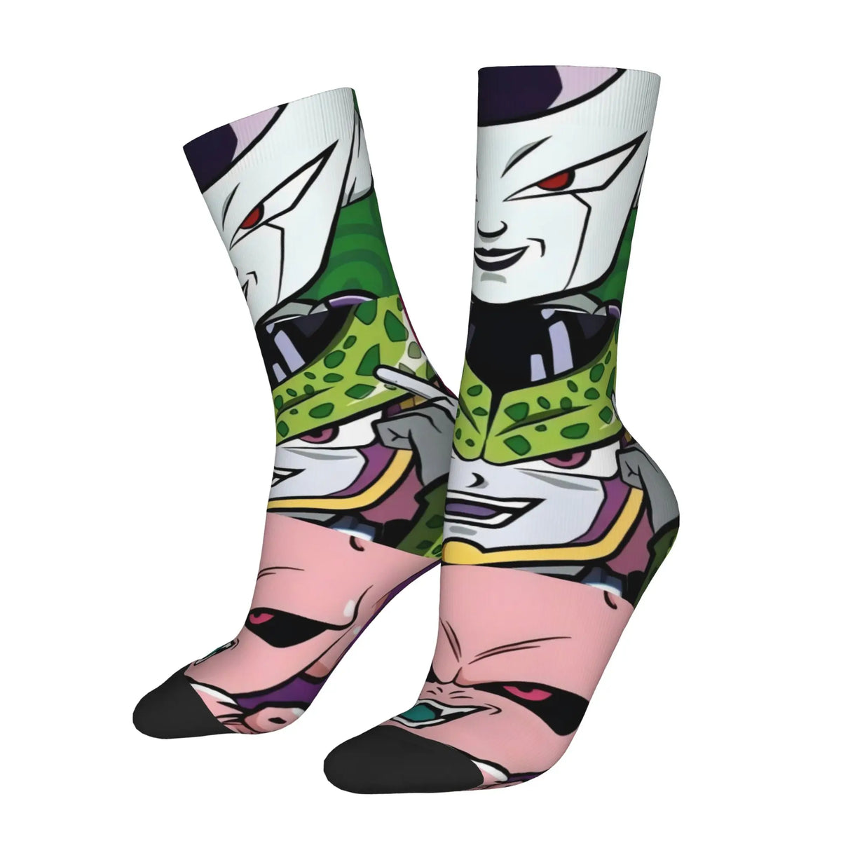 Chaussettes Dragon Ball - Freezer, Cell et Majin Buu