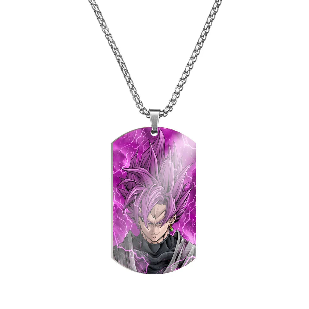 Collier Dragon Ball - Goku Black Rosé