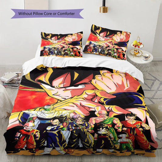Housse de Couette Dragon Ball - Goku et les Guerriers Z