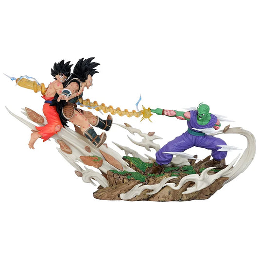 Figurine Dragon Ball - Goku et Piccolo contre Raditz