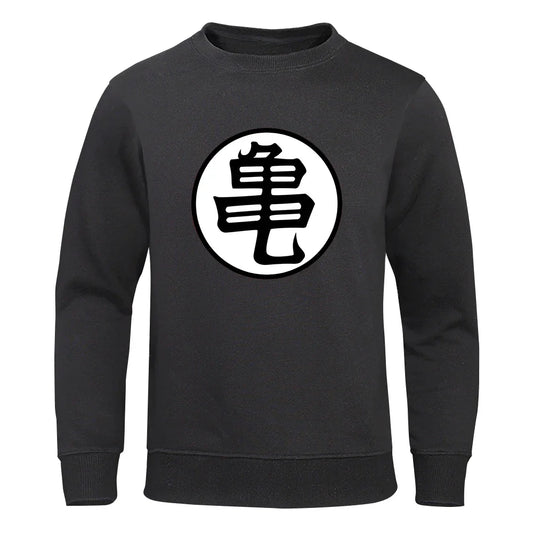Sweat Dragon Ball - Emblème Kame Col Rond - Noir
