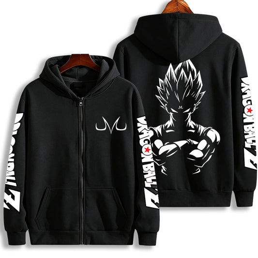 Sweat à Capuche Zippé Dragon Ball - Majin Vegeta