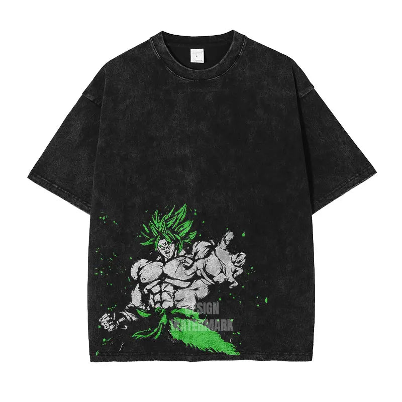 T-Shirt Dragon Ball - Broly Énergie Verte