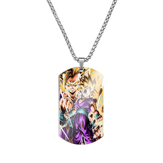 Collier Dragon Ball - Gohan et Son Goku